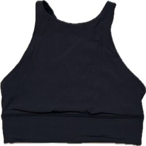 Lululemon Free To Be Serene High Neck Bra Black Size 6